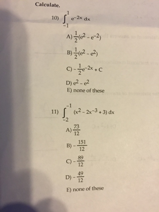 integral of e2x 1 e2x 1