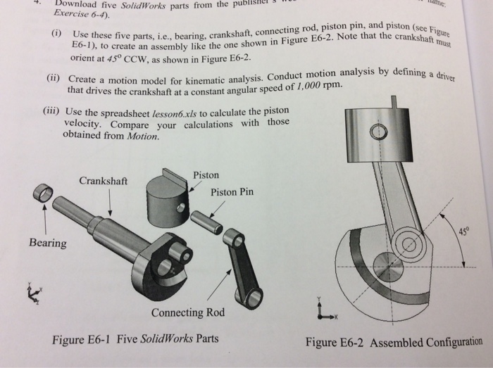 Solved So I am trying to calculate the piston velocity with