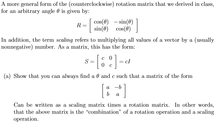 Counterclockwise Rotation