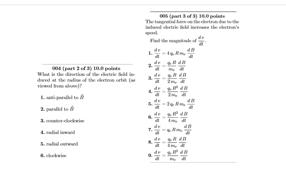 Solved 003 part 1 Of 3 10 0 Points An Electron Under The Chegg solved-003-part-1-of-3-10-0-points-an-electron-under-the-chegg