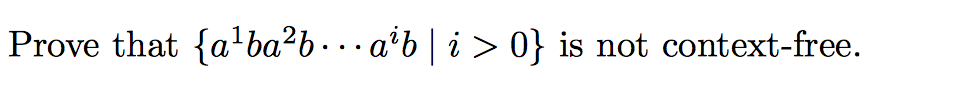 Solved prove it is not context-free language, I am wondering | Chegg.com