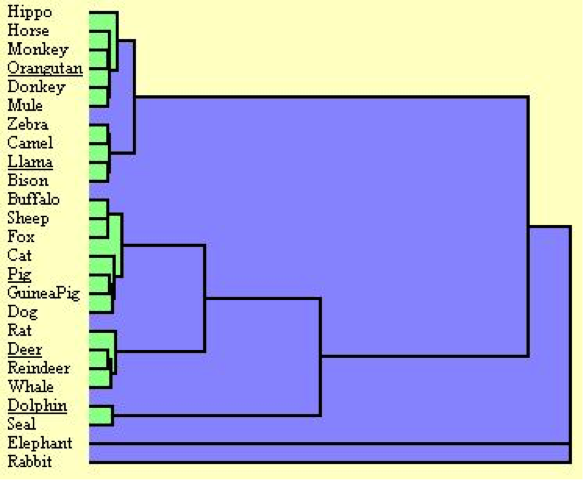Solved Which interpretation applies to the dendrogram below? | Chegg.com