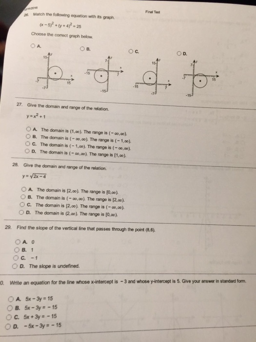 solved-match-the-following-equation-with-its-graph-x-chegg