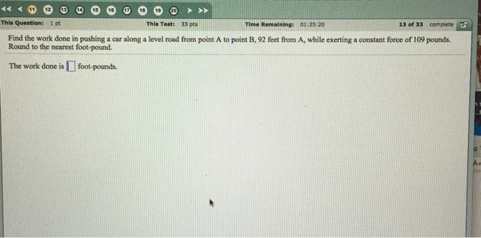 Solved Find the work done in pushing a car along a level | Chegg.com