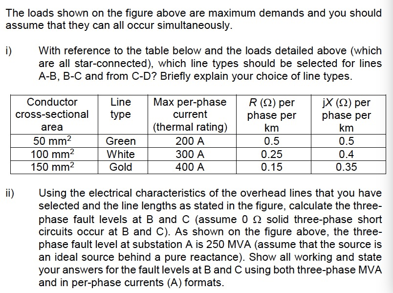 Solved Part 1. Overcurrent Setting Exercise (30%) Three 11kV | Chegg.com