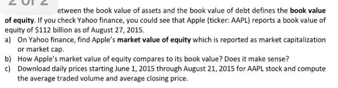 the book value of equity is equal to a firm's assets