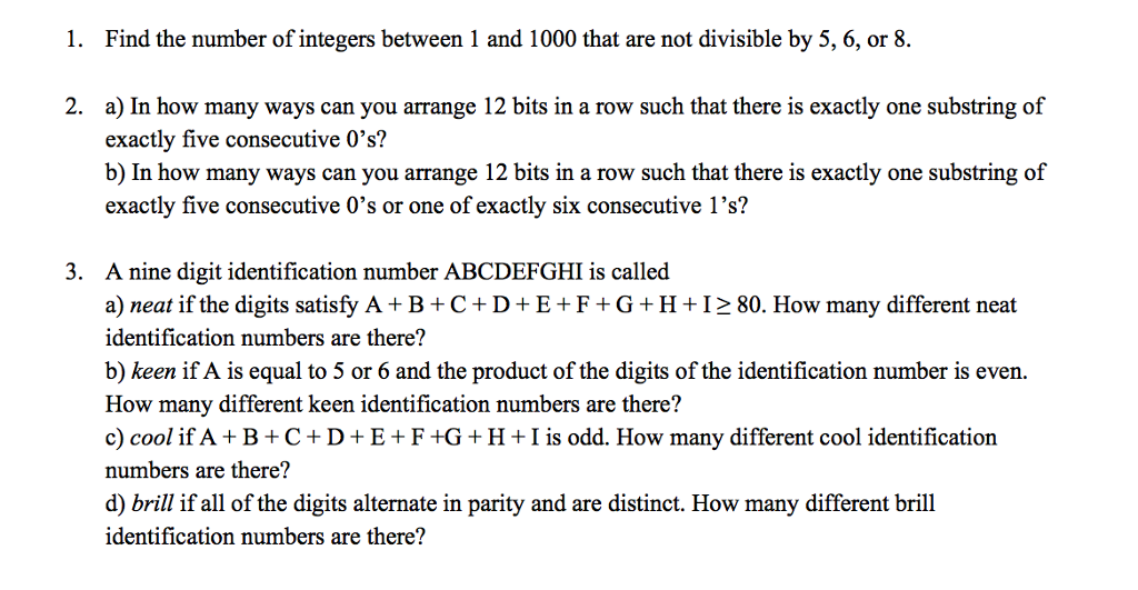 solved-1-find-the-number-of-integers-between-1-and-1000-chegg