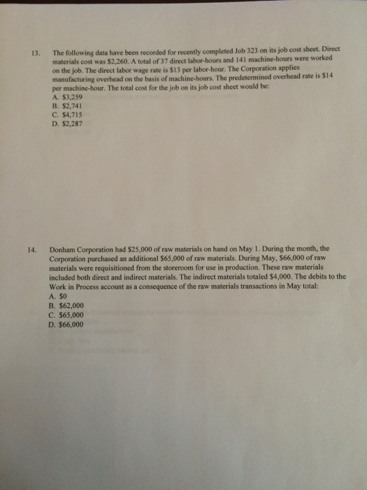 solved-the-following-data-have-been-recorded-for-recently-chegg