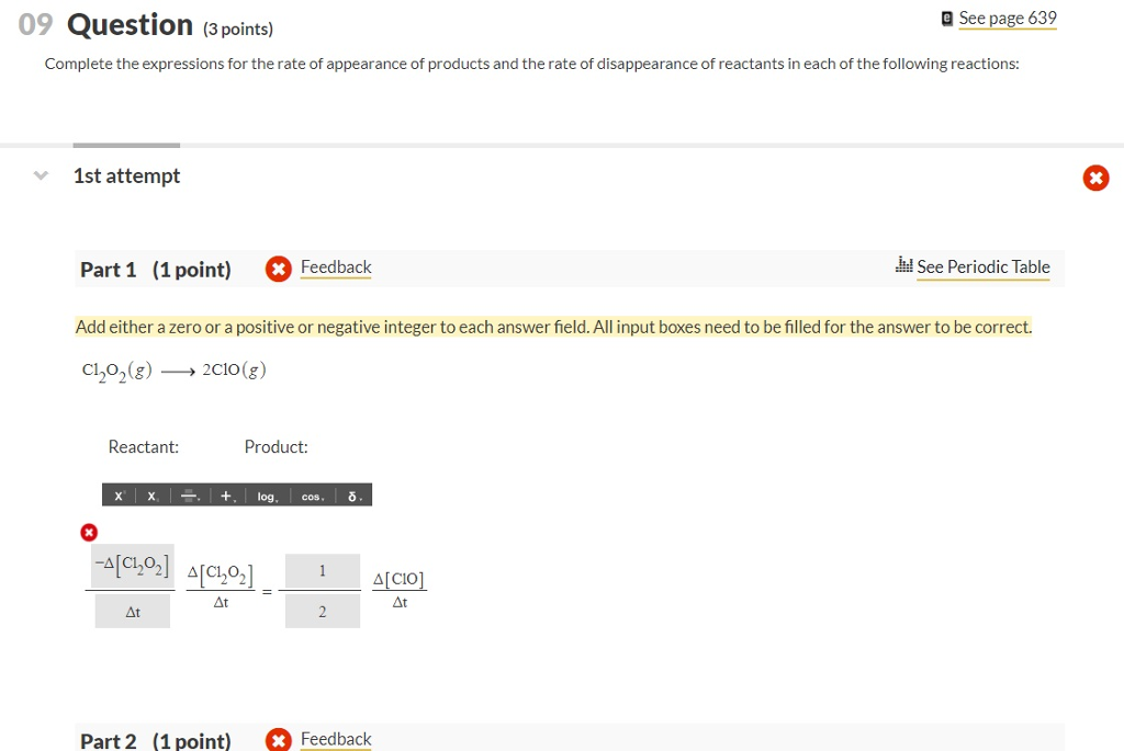 Solved 09 Question (3 points) a See page 639 Complete the | Chegg.com