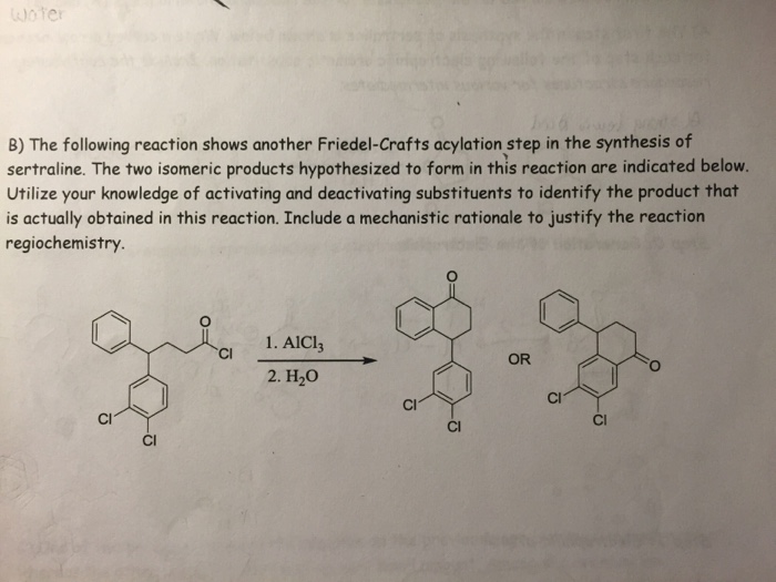 Solved B) The Following Reaction Shows Another | Chegg.com