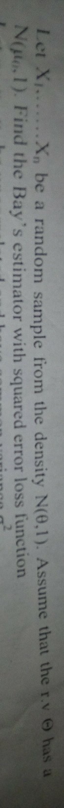 Solved Let X1 Xn Be A Random Sample From The Density N 1 Chegg