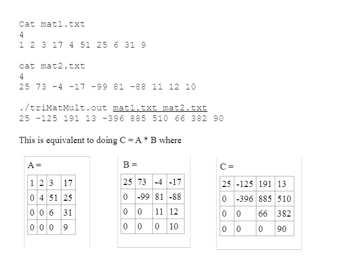 Solved An upper triangular matrix is a special type of | Chegg.com