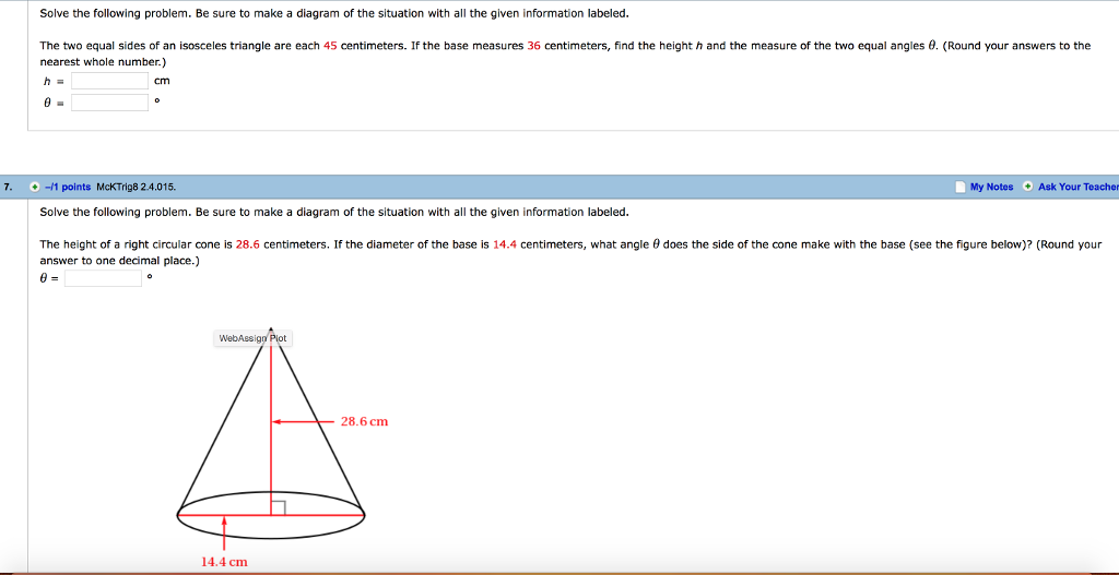 Solved Solve the following problem. Be sure to make a | Chegg.com