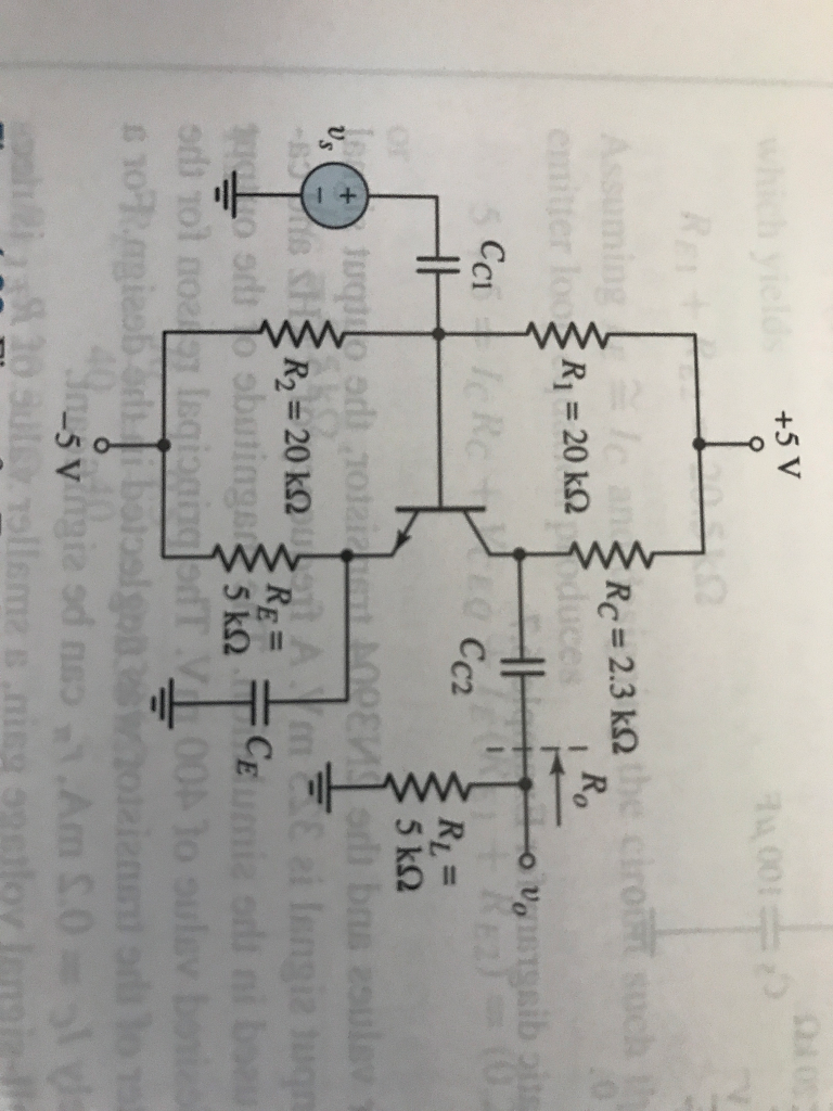 Solved Ex 69: For the circuit in Figure 6.39, let B 125, | Chegg.com