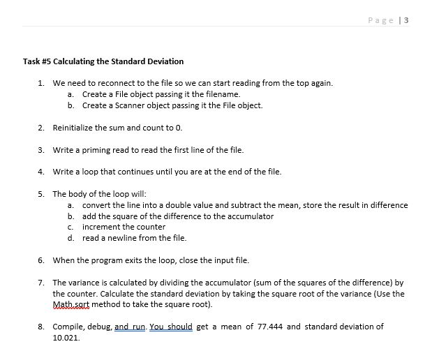 Solved Java Lab Chapter 5 Loops and Files Please help | Chegg.com