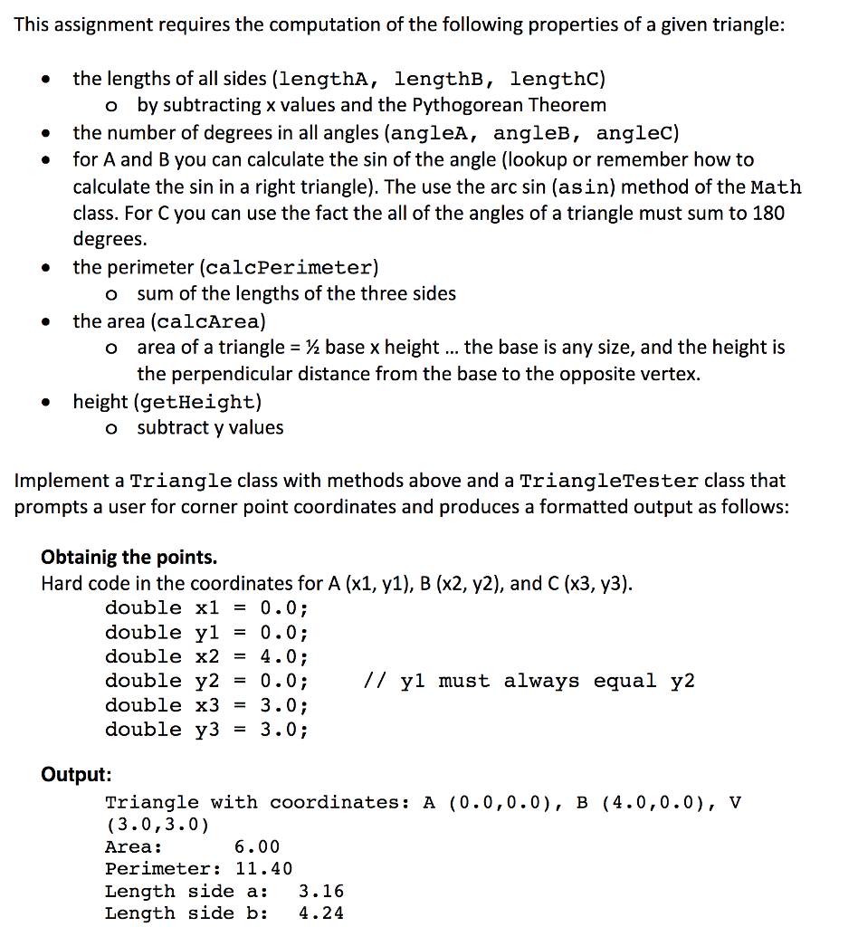 Solved ASSIGNMENT (Based on Horstmann, Big Java 4th ed. - | Chegg.com