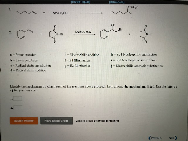 Solved Please answer Identify the mechanism by which each of | Chegg.com
