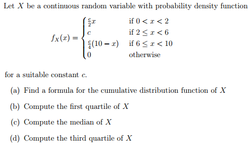 Find probability distribution function