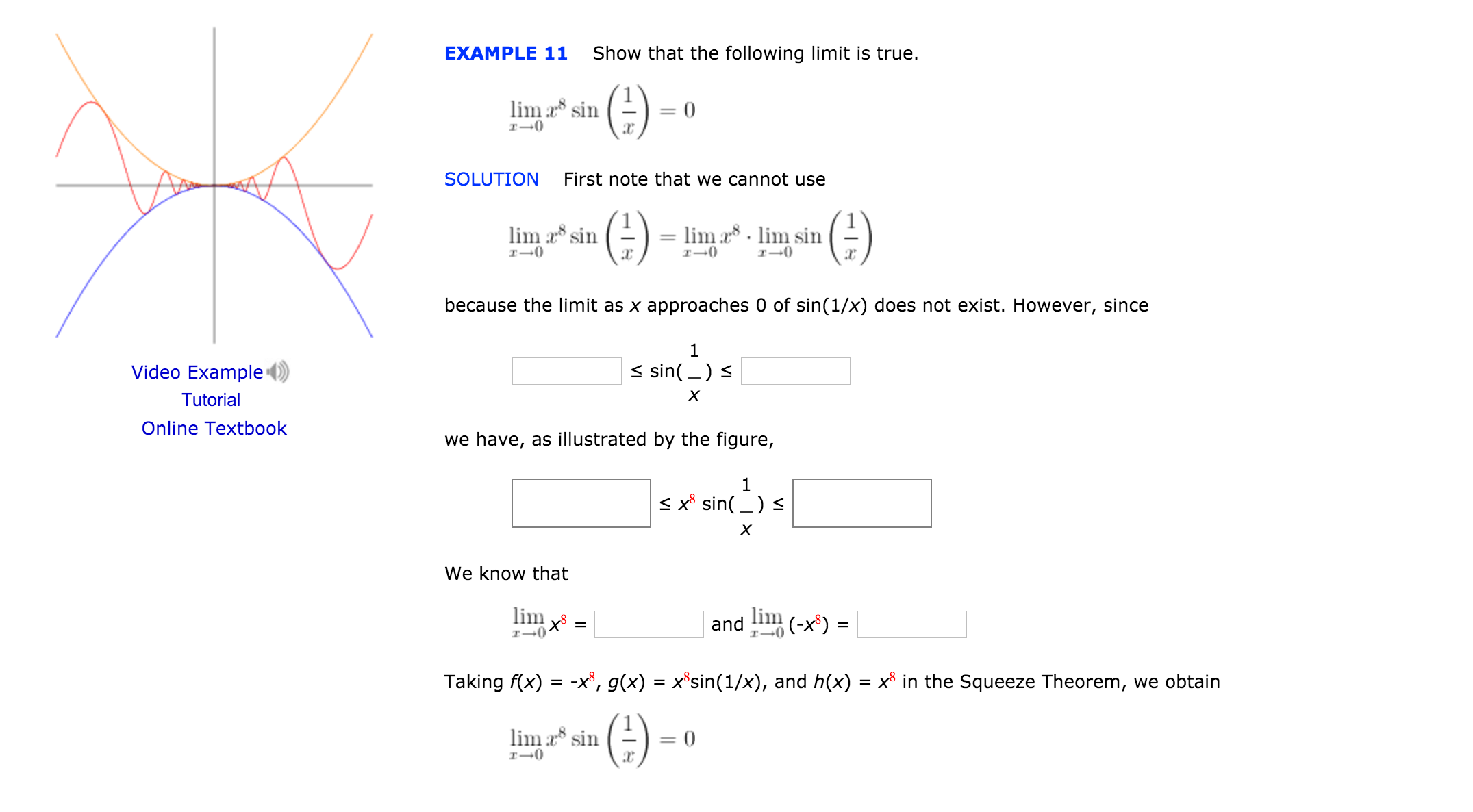 Solved Show that the following limit is true. lim x | Chegg.com