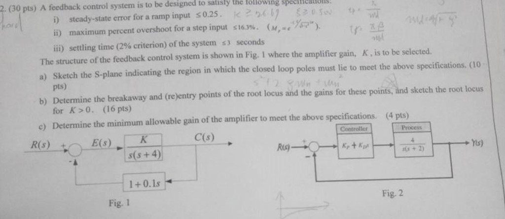 solved-2-30-pts-a-feedback-control-system-is-to-be-chegg