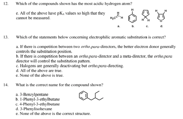 solved-which-of-the-compounds-shown-has-the-most-acidic-chegg