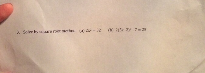 x 3 2 2 =- 10 square root method