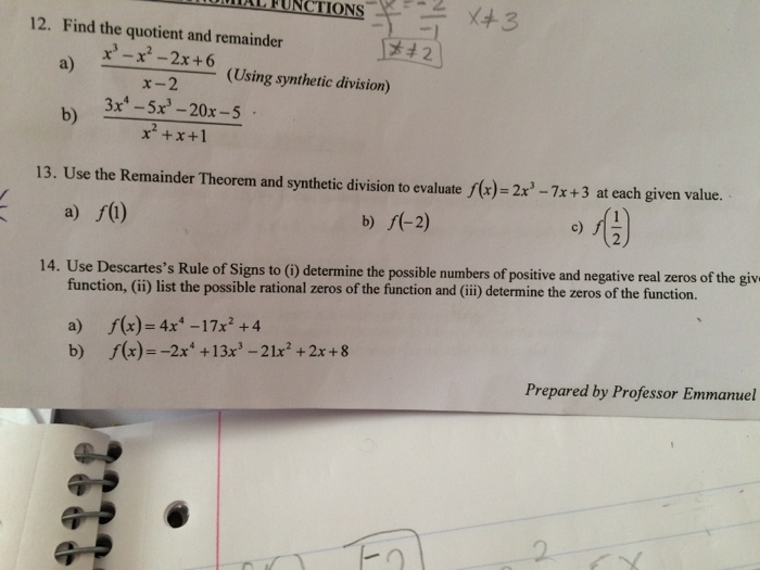 solved-find-the-quotient-and-remainder-x-3-x-2-2x-6-x-2-chegg