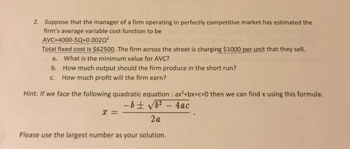 solved-suppose-that-the-manager-of-a-firm-operating-in-chegg