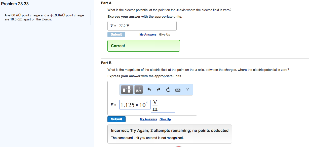 Solved Kept getting Part B wrong and 1 attempt is left for | Chegg.com