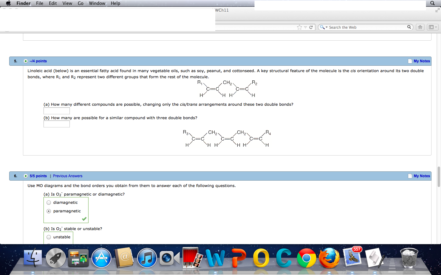 Solved Linoleic acid (below)is an essential fatty acid found
