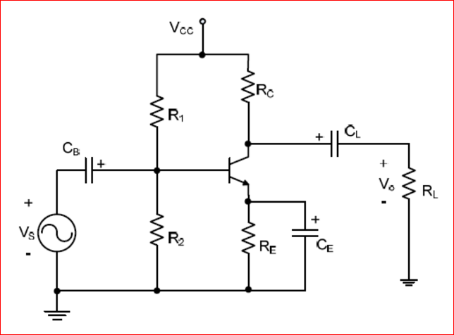 Solved Let VCC = 12 V, RC = 6.2 k?, RE = 1.8 k?, and RL = | Chegg.com