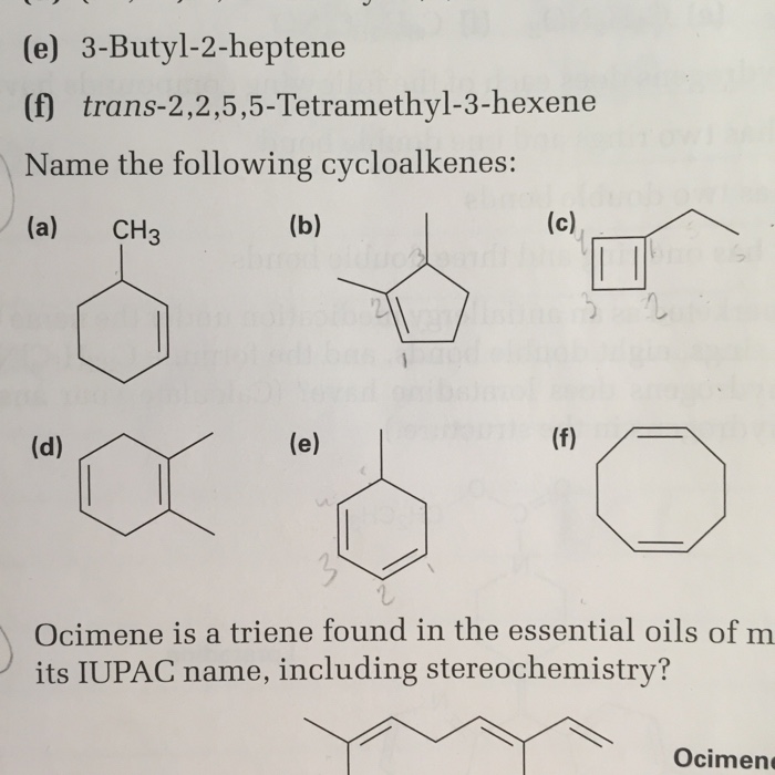 solved-3-butyl-2-heptene-trans-2-2-5-5-tetramethyl-3-hexene-chegg