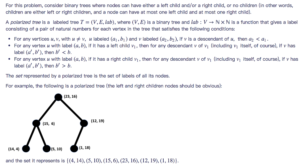 Solved For This Problem Consider Binary Trees Where Nodes 9518
