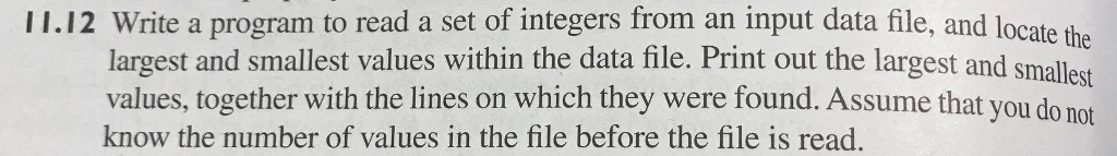 Solved 11.12 Write a program to read a set of integers from | Chegg.com