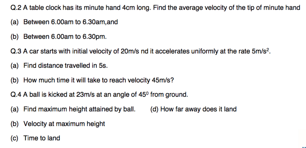 Solved A table clock has its minute hand 4cm long. Find the | Chegg.com