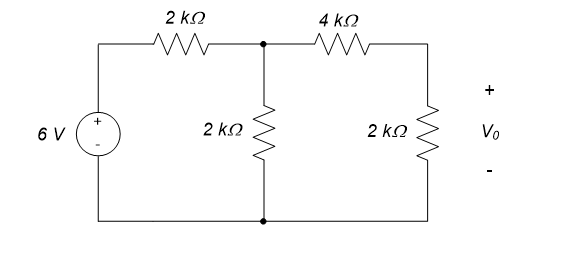 Solved Use mesh analysis to find the voltage V0 in the | Chegg.com