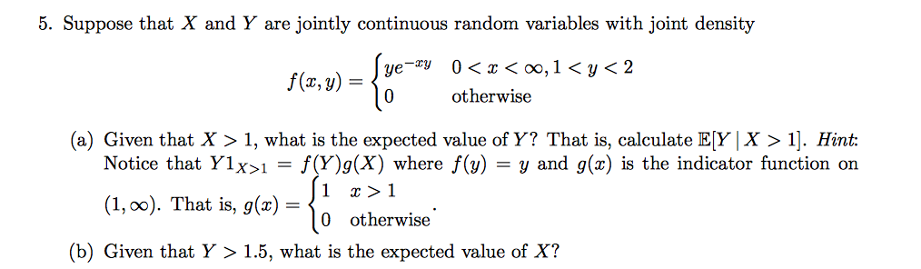 Solved Suppose that X and Y are jointly continuous random | Chegg.com