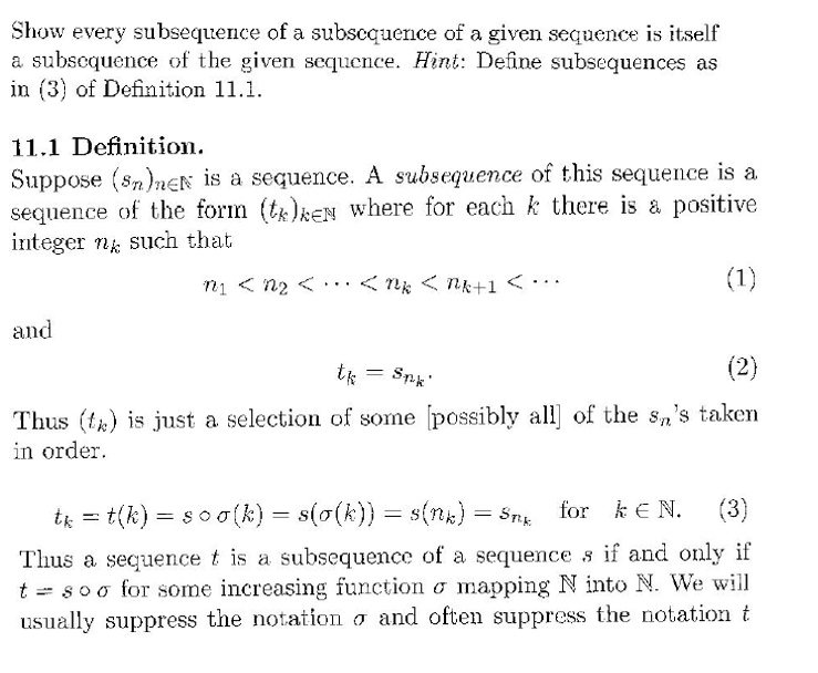 solved-show-every-subsequence-of-a-subsequence-of-a-given-chegg