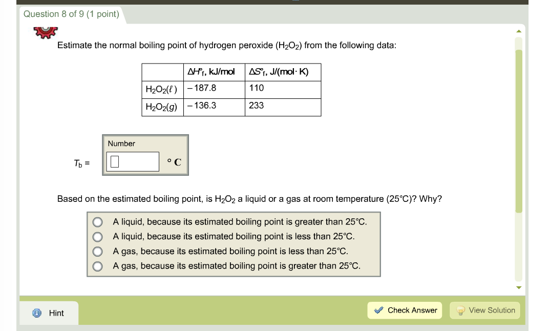 What Is The Boiling Point Of Hydrogen