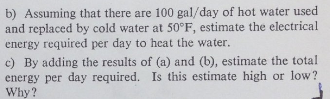 Solved 3-19. An Electric Hot-water Heater For Home Use Is | Chegg.com