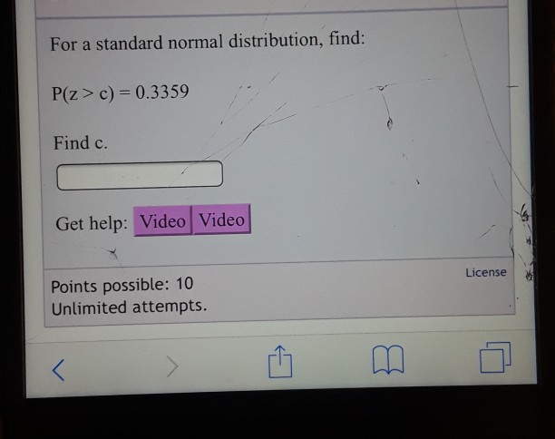 Solved For A Standard Normal Distribution Find P 1 32