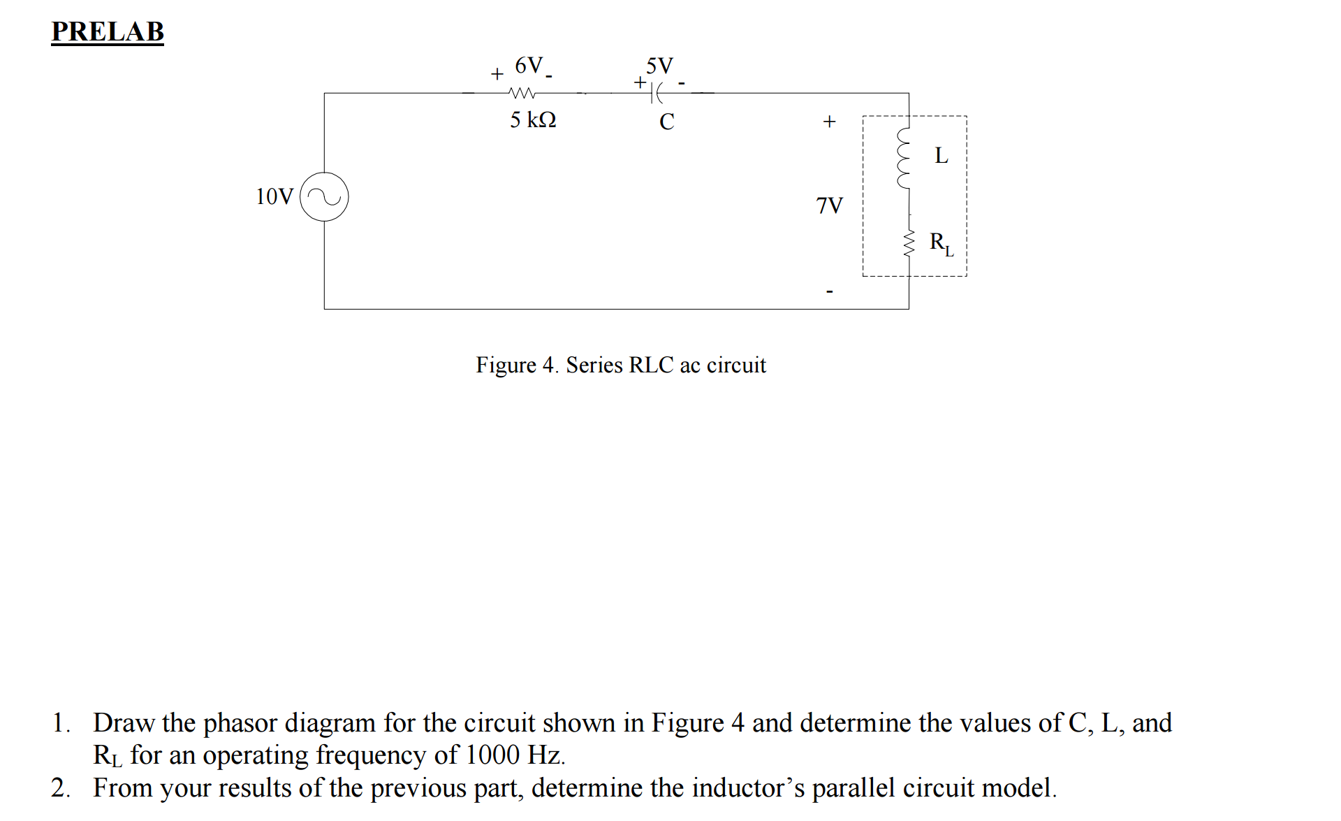 Solved Draw the phasor diagram for the circuit shown in | Chegg.com