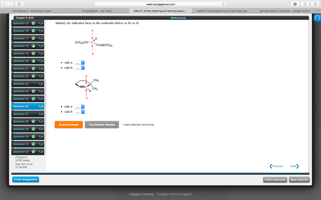 Solved Identify the indicated faces in the molecules below | Chegg.com