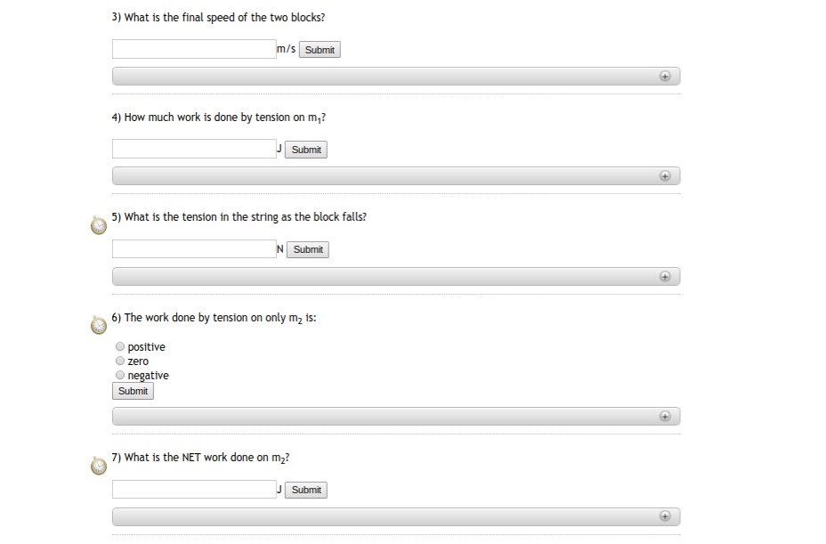 Solved Work On Two Blocks |1|2|3|4|5|6|기81 A mass m1 = 5.6 | Chegg.com