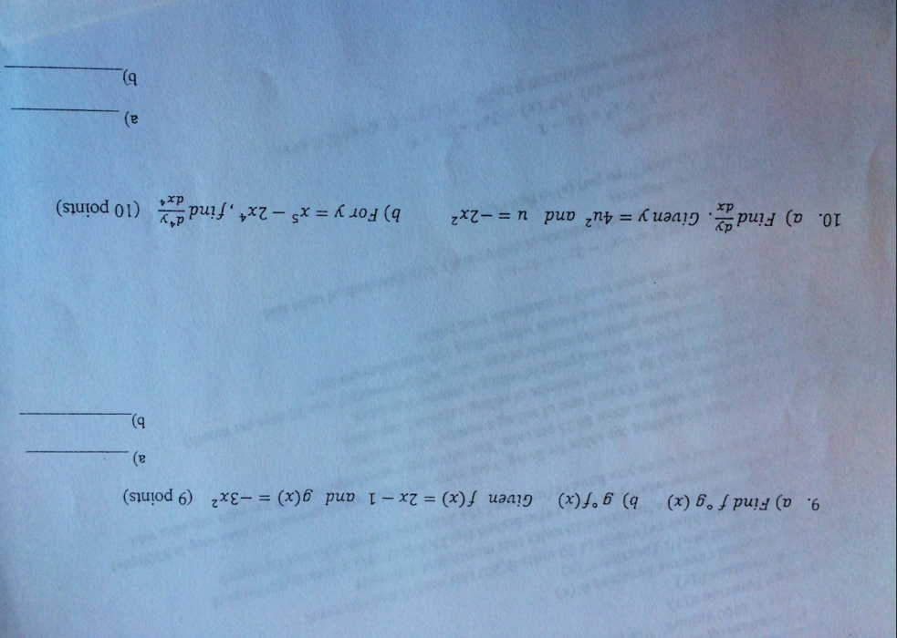 Solved 1 Find F O G x And G O F x Given F x 2x 1 Chegg