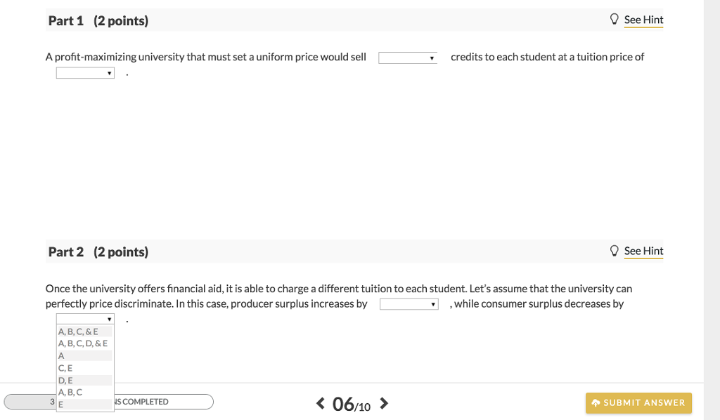 Solved 06 Question 4points) See page 344 Many universities | Chegg.com