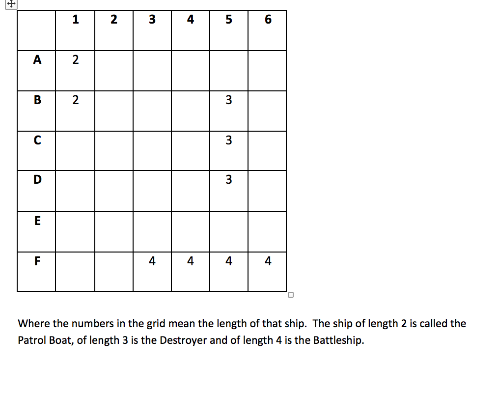 assignment 8 battleship code