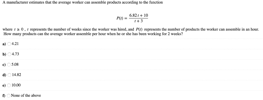 solved-a-manufacturer-estimates-that-the-average-worker-can-chegg