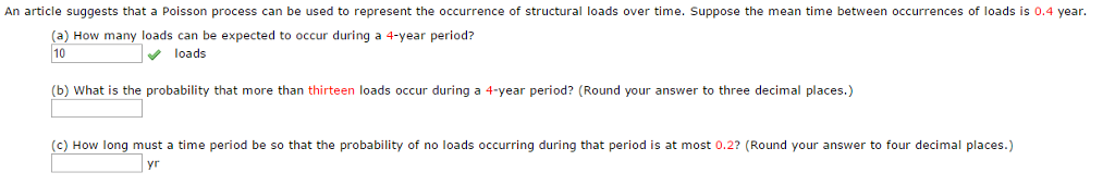 Solved An article suggests that a Poisson process can be | Chegg.com