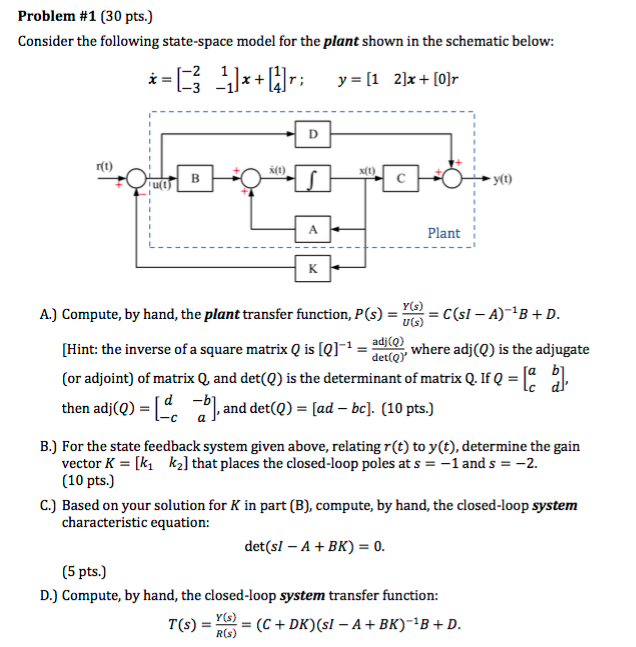 Solved Problem 1 30 Pts Consider The Following